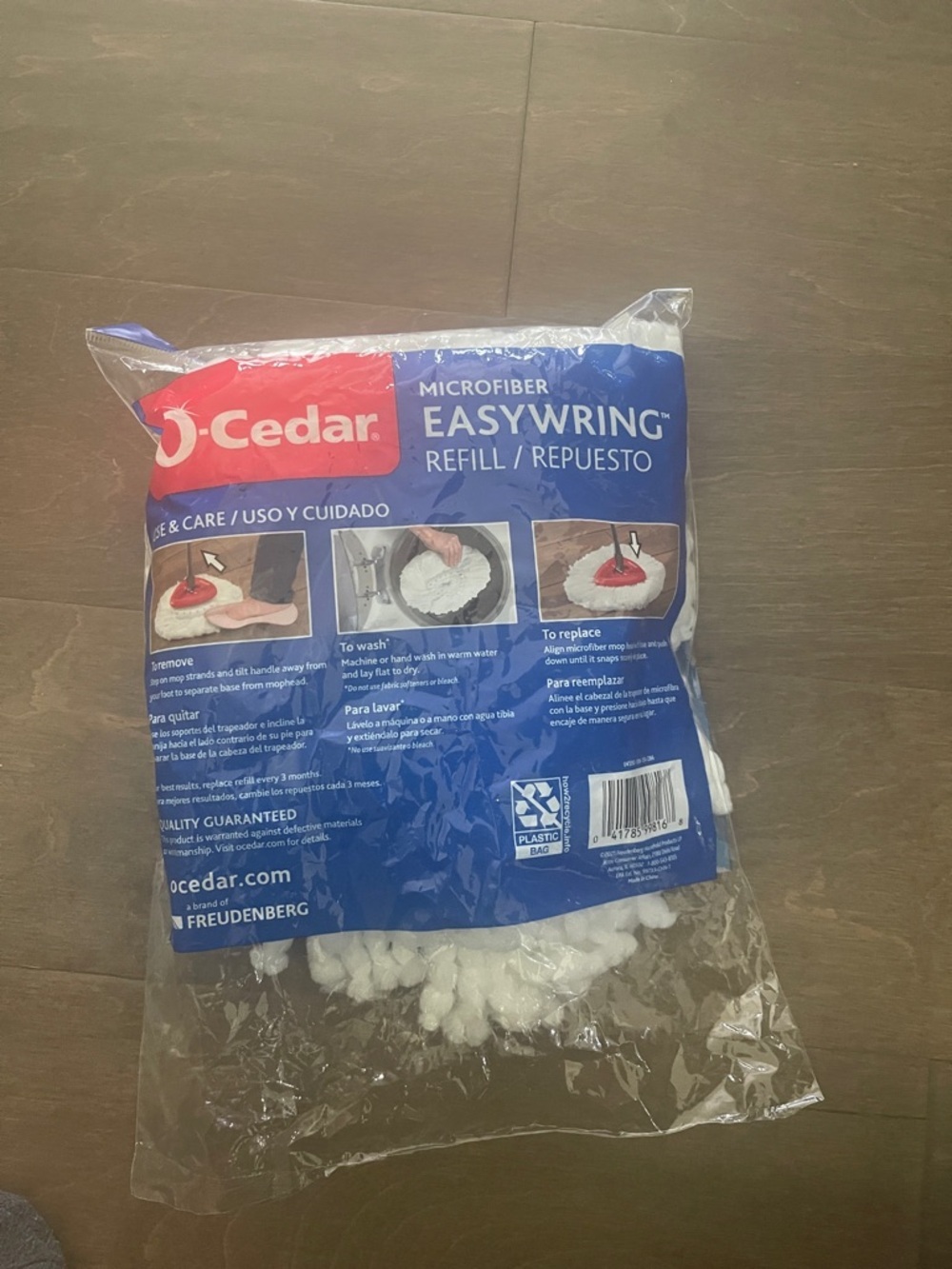 New 1 Pc O-Cedar EasyWring Microfiber Refill - Picture 2 of 6